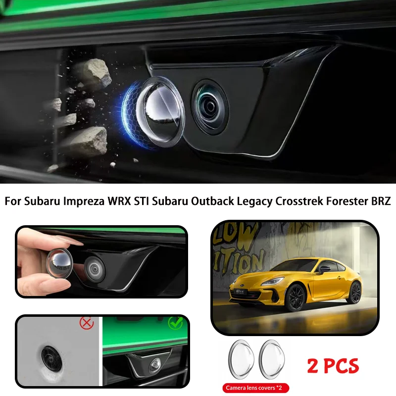 For Subaru Impreza WRX STI Subaru Outback Legacy Crosstrek Forester BRZ Car camera protective cover lens cover