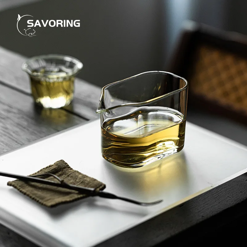 

Heat Resistant Glass Chhai Fair Cup Puer Tea Cup Cups for Tea Drinkware Tool Divide Tea Ceremony Aesthetic Set Tea Teacup Cup