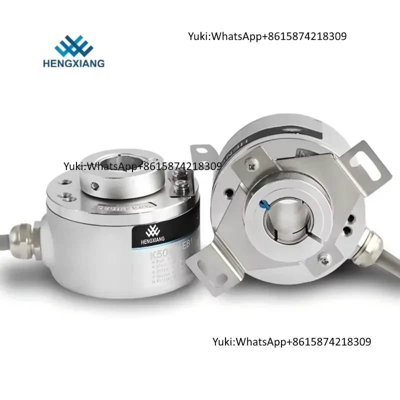 K50 Incremental Encoder Replace E40H12-2048-6-L-24 360 Rotation RS422 HTL 12mm Shaft 2048ppr DC8-30V ABZ Phase IP65 23040P/R