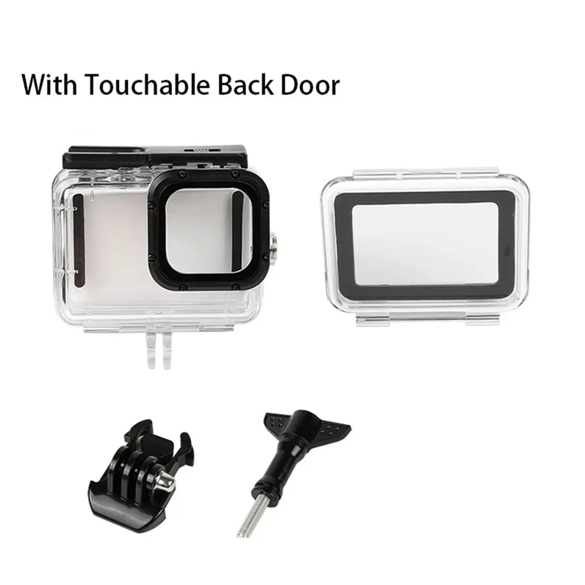 

Водонепроницаемый защитный чехол A23G для GoPro 9, 10, 11, 12, 13, для дайвинга на глубину до 45 м, с креплением для GoPro Hero 13 Black