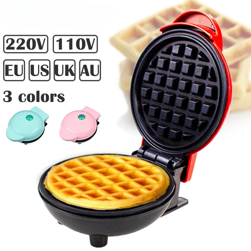 

110V&220V Electric Mini Waffles Maker Machine Kitchen Cooking Appliance for Kids Breakfast Dessert Pot Small Fried Eggs