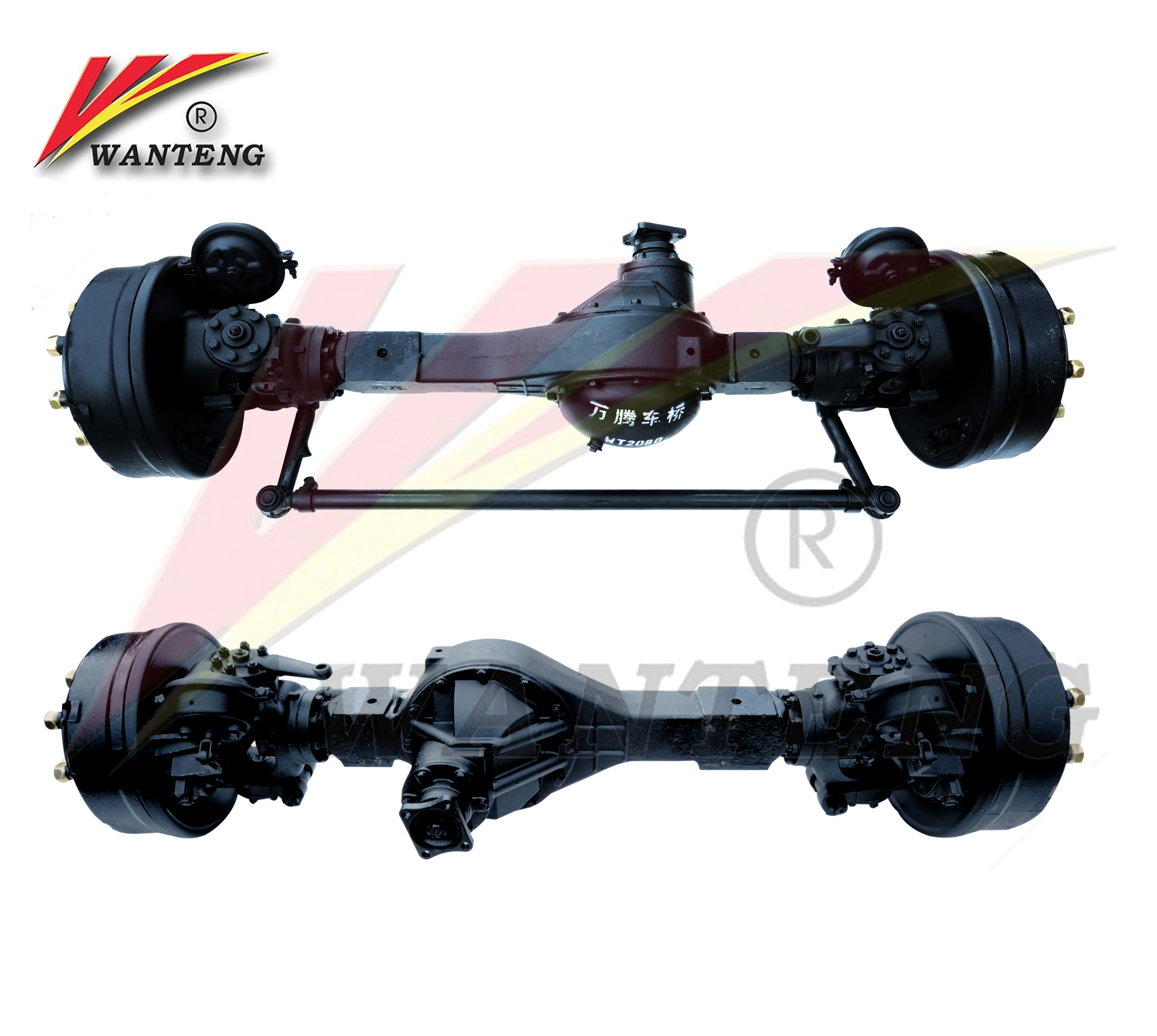 Trailer Stub Axle Front Drive Steerable Axles With Axle Bearings