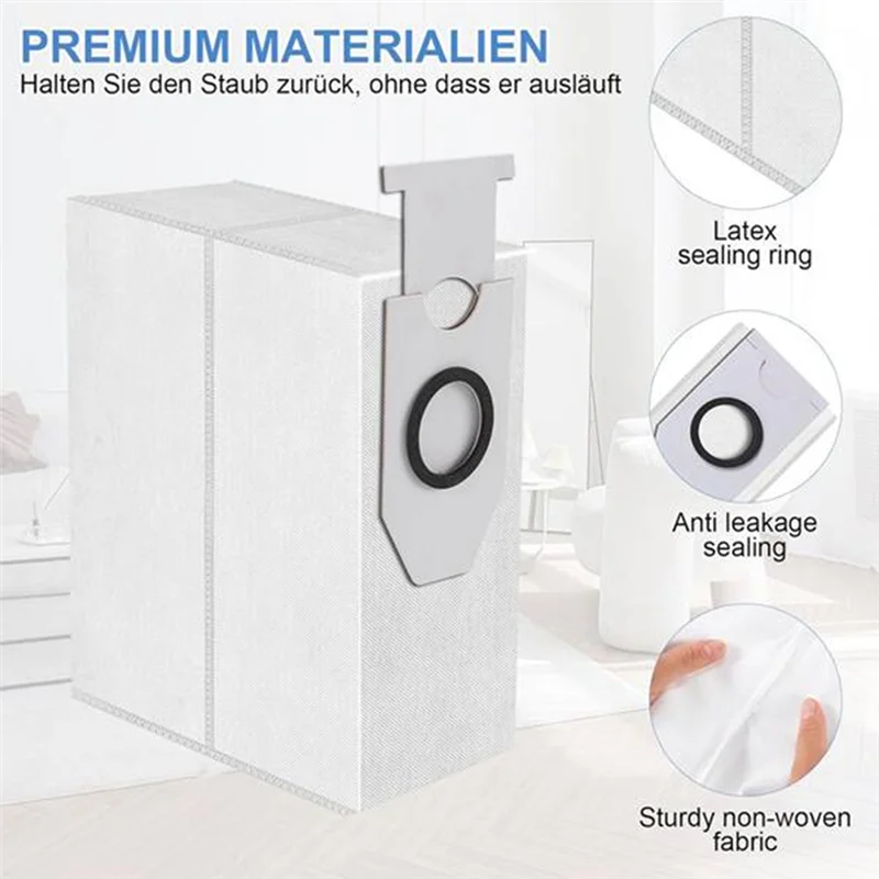 ABZA-10Pcs أكياس الغبار فورميديا V12 V10 W11 / يوريكا J12 الترا جهاز آلي لتنظيف الأتربة ملحقات استبدال أكياس الغبار