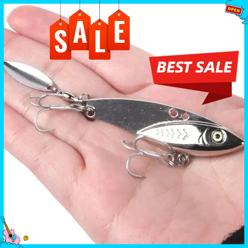 Señuelo VIB de fundición larga de agua dulce y salada, cebo VIB de Metal de aleación de Zinc, 5g-30g