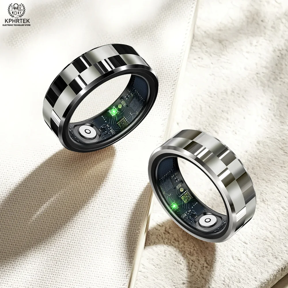 10 PCs R9 Ultra-Lightweight Smart Ring with Charging Case 24H Heart Rate Blood Pressure Sleep Monitor Wireless Health Tracker Ri