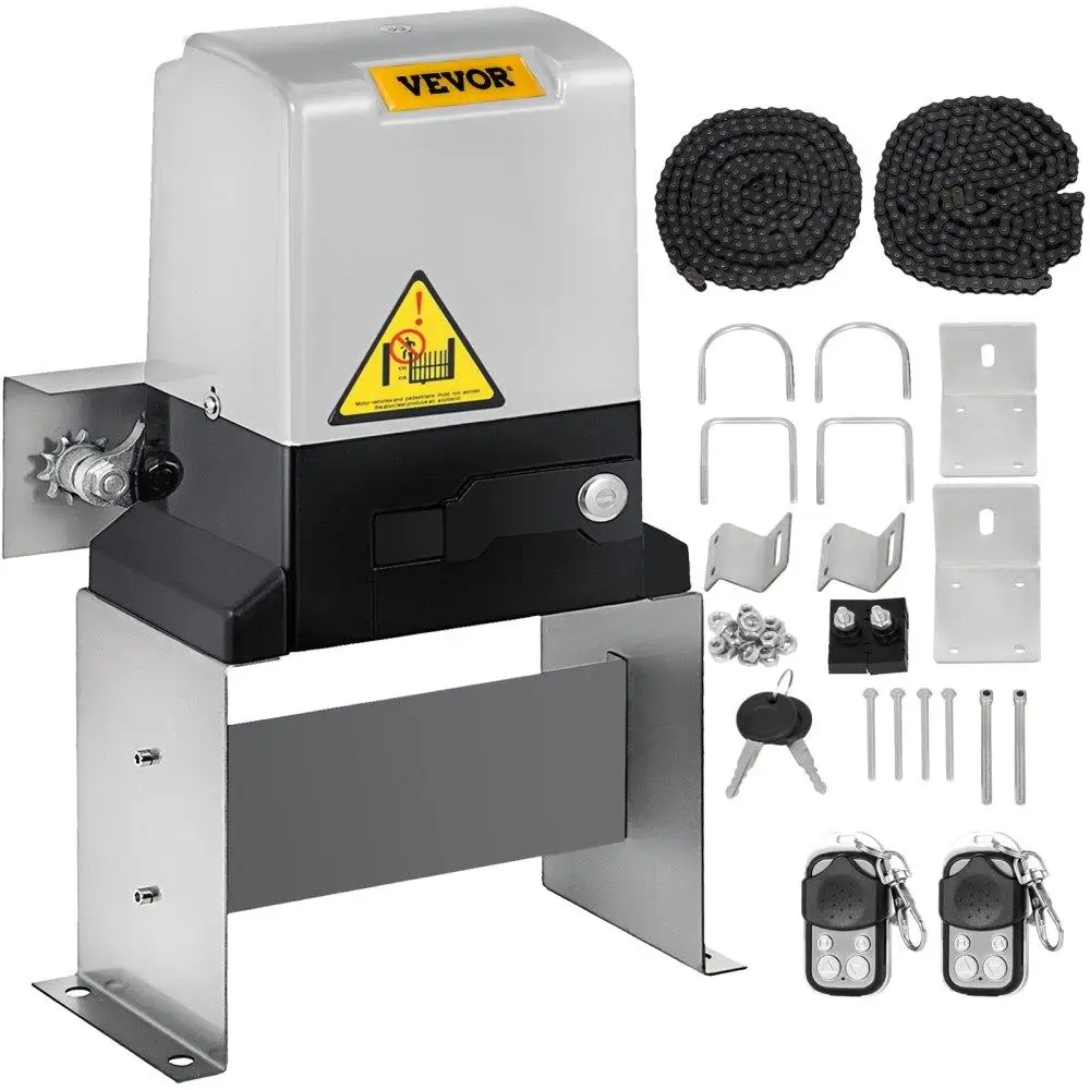 

Sliding Gate Opener AC600 1800Lbs with 2 Remote Controls Move Speed 40 ft Per Min, Basic Model (1800Lbs)