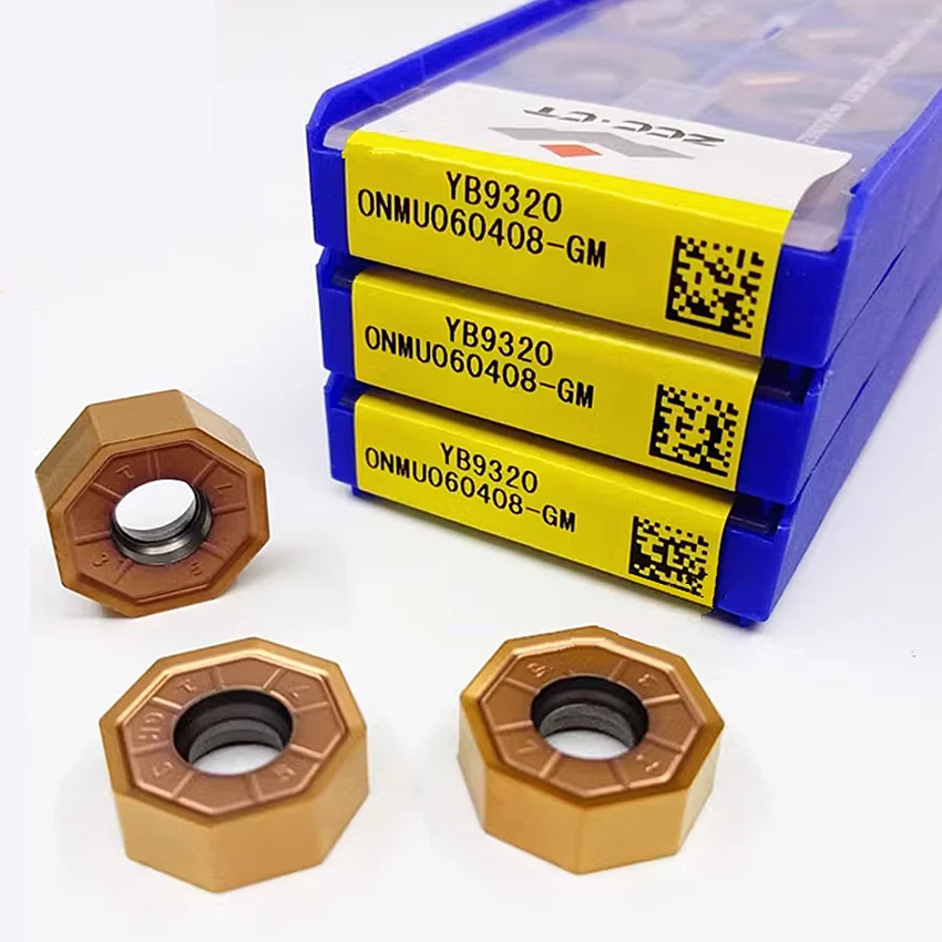 

ONMU060408-GM YB9320 ONMU060408-GM ONMU060408 ZCC.CT CNC carbide inserts Milling insert For Steel, Stainless steel 10pcs/box