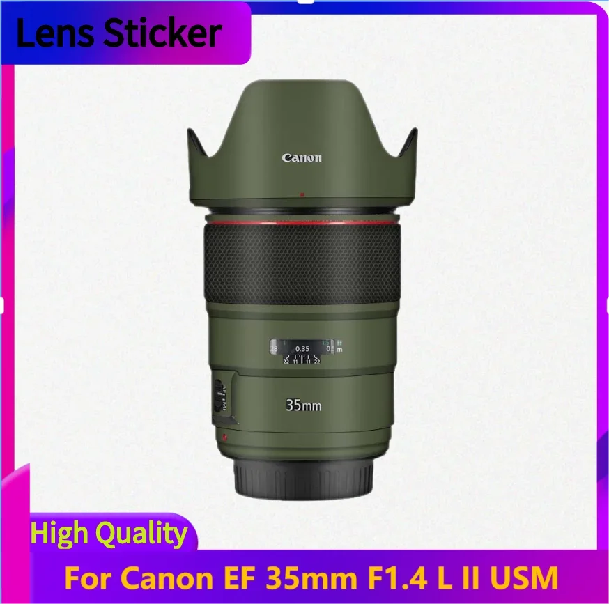 

Для Canon EF 35 мм F1.4 L II USM наклейка на объектив защитная наклейка на кожу виниловая пленка защитная пленка от царапин EF35 F/1.4 F1.4L