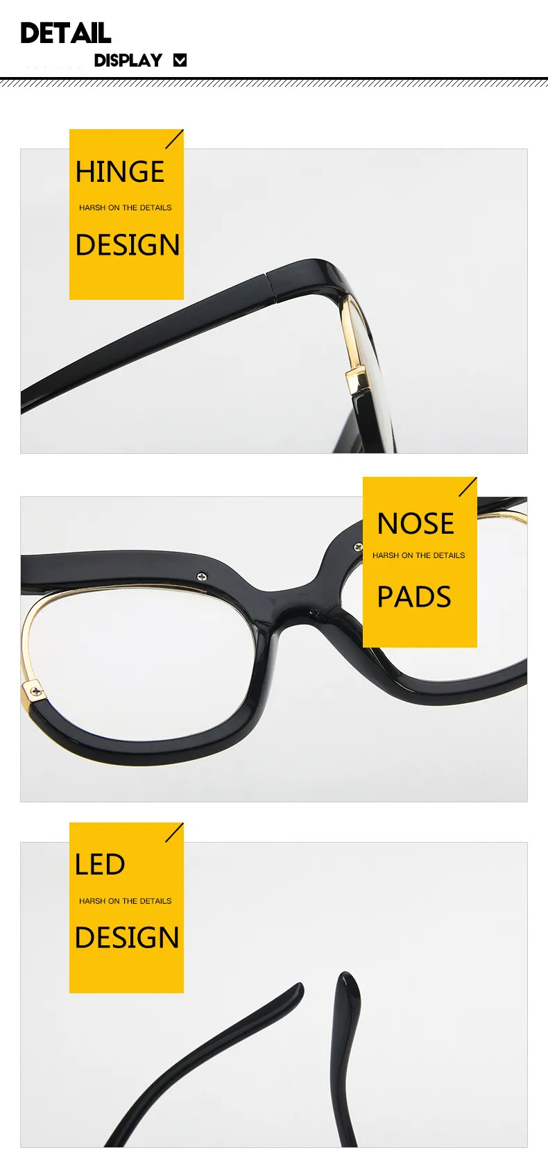 Leopardenmuster, rot, übergroß, quadratisch, Lesebrille für Damen, Anti-Blaulicht, 2022, modisch, Computer-Brille, Rahmen, Sehentfernung – Detail 13