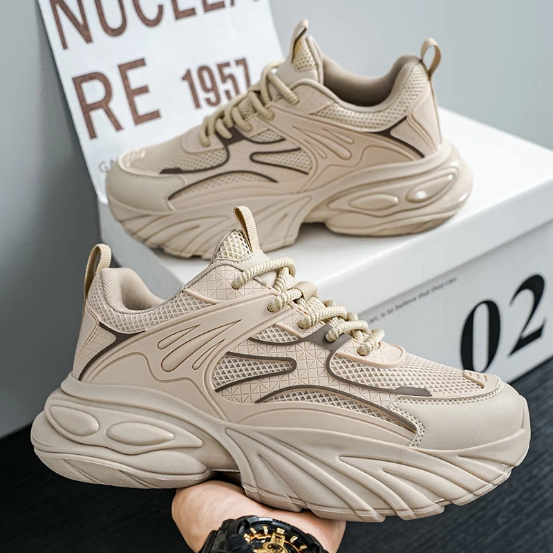 

Dad Shoes Retro Old Casual Men's Shoes New Breathable Anti-slip Shock-Absorbant Sneakers Jogging Dad Sports