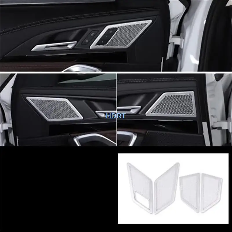 For BMW X1 U11 2023 + Car-Styling Accessories Four Door Audio Front Pillar Panel Horn Seat Under Dust Proof Speaker Trim Cover