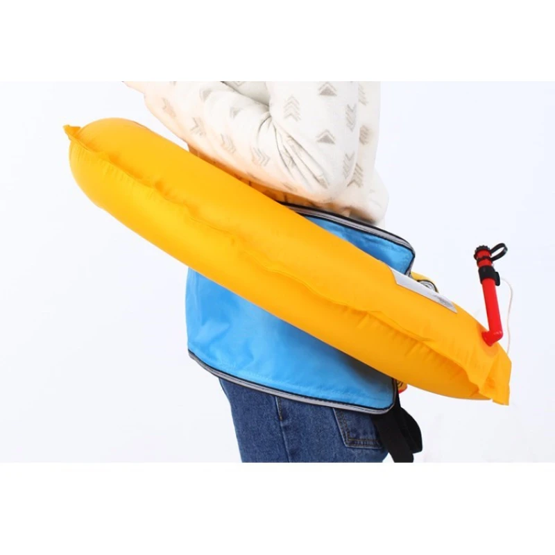 Professional Adult Inflatable Life Jacket Belt 100N Approved Buoys PFD Raft Swim Safeti Vest Jet Ski Boat Boating Lifeguard Life