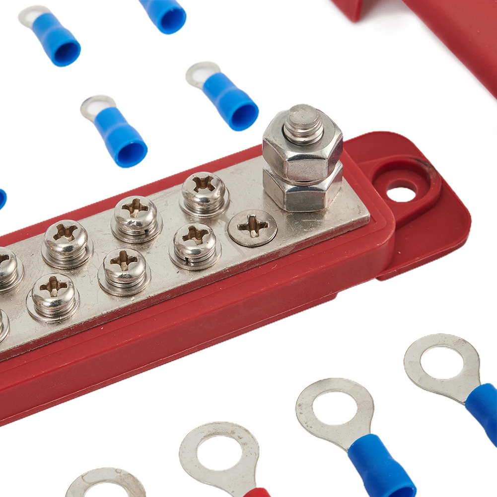 

12-точечный блок распределения питания аккумулятора автобусная шина положительный отрицательный 12 в 180 а блок распределения питания Termianl для автомобилей RVs кораблей