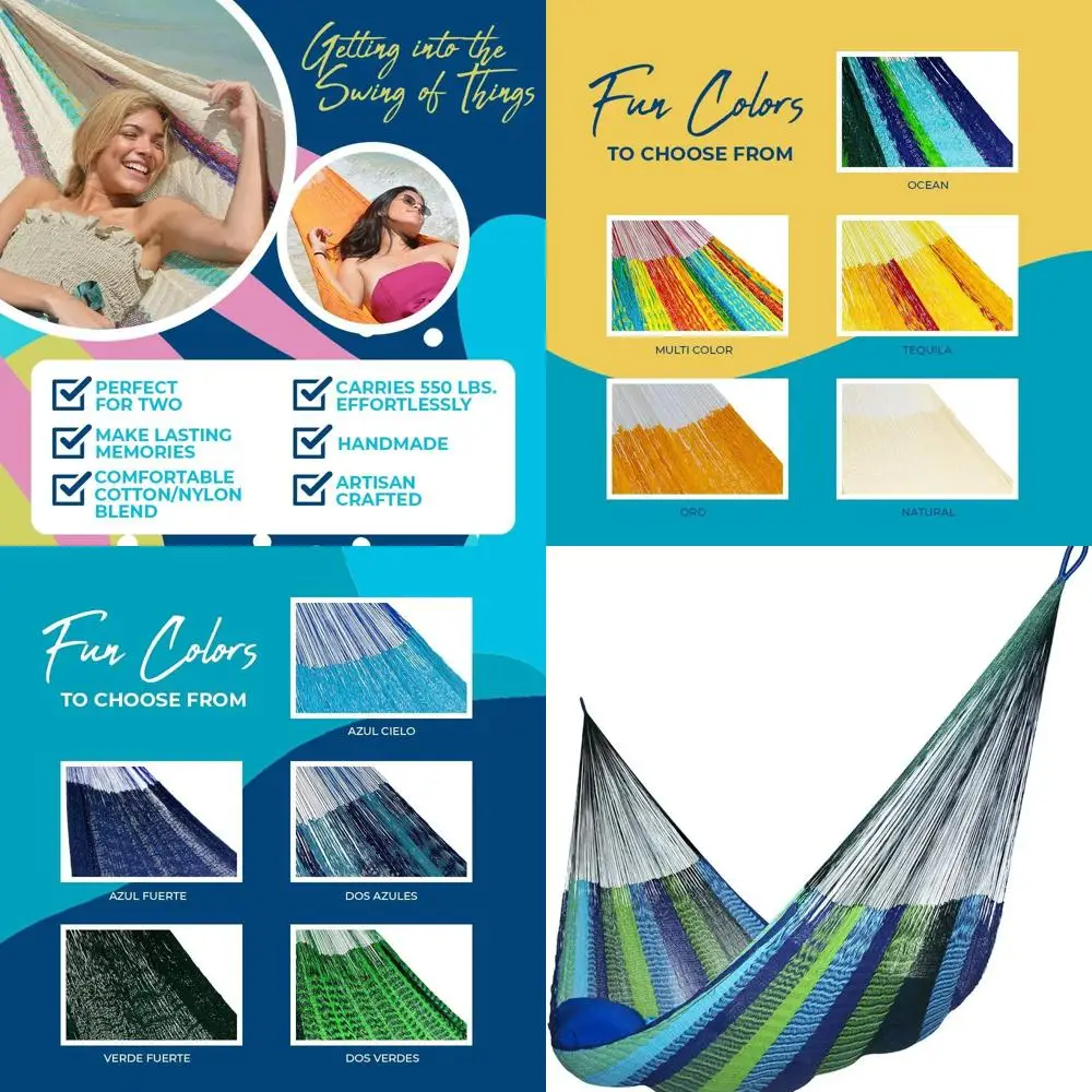 

Caribbean-Inspired Double Hammock for Matrimonial Bliss