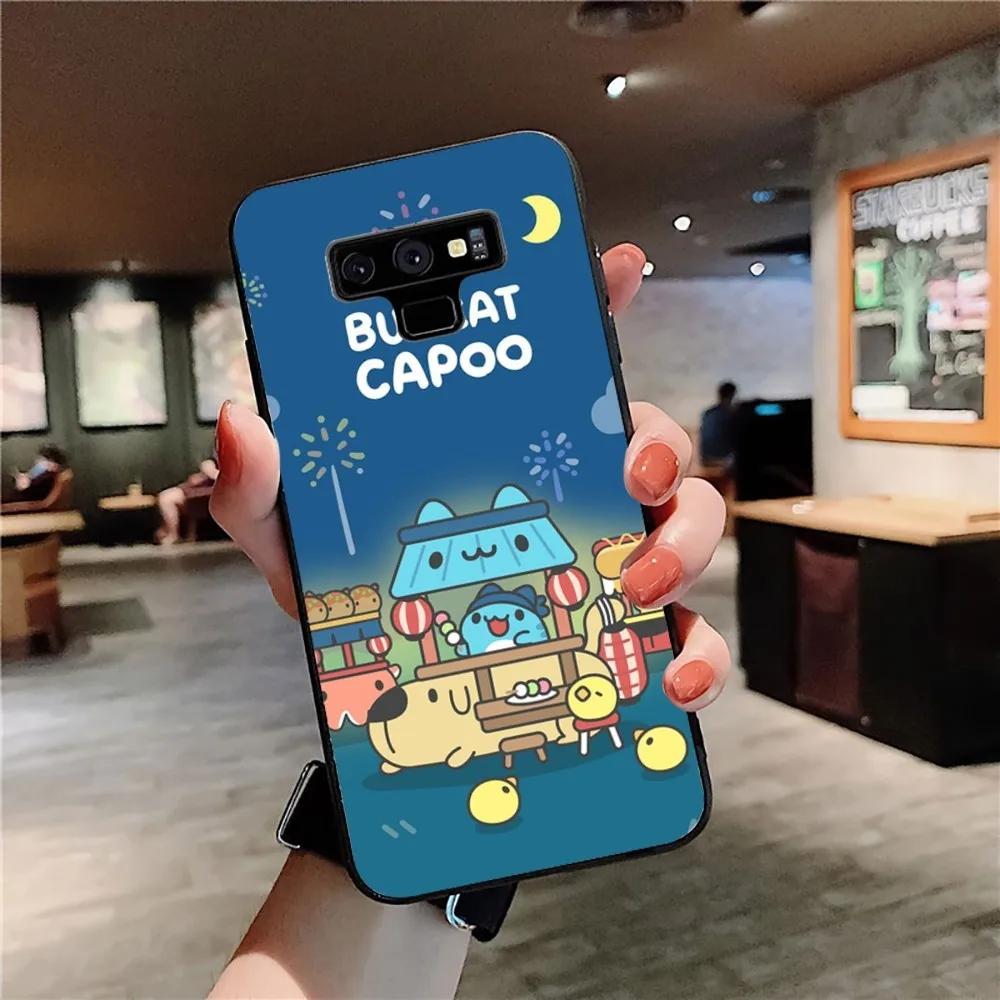 Bugcat Capoo cartoon Phone Case For Samsung Note 8 9 10 20 pro plus lite M 10 11 20 30 21 31 51 A 21 22 42 02 03