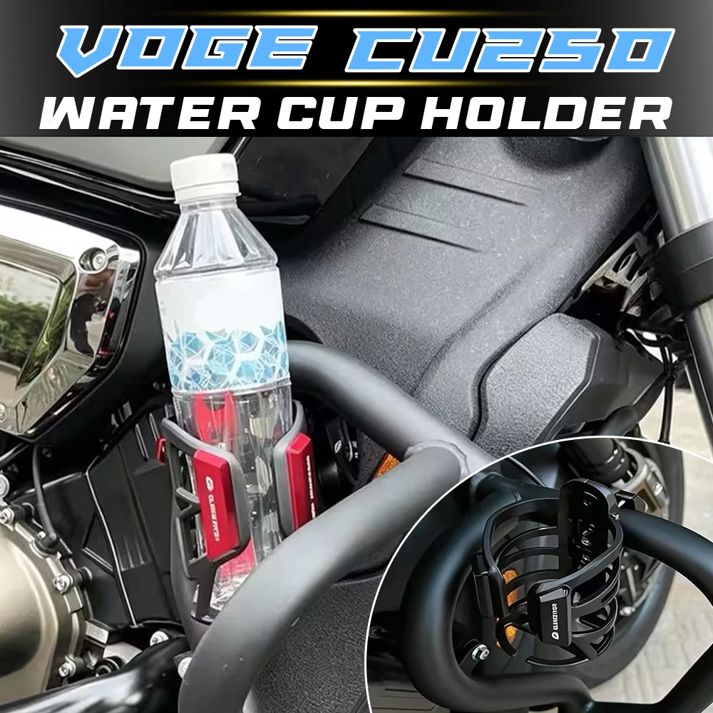

Motorcycle Cycling Water Cup Support Mount Fit VOGE CU250 CU525 CU625 Modification Accessories