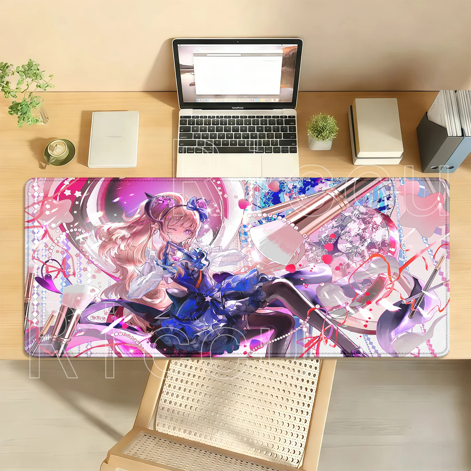 Mouse Pad Liino Arknights Endfield Office Accessories Keyboard Gaming Overlock XXL Mousepad Non-slip Base HD Printing Desk Mat