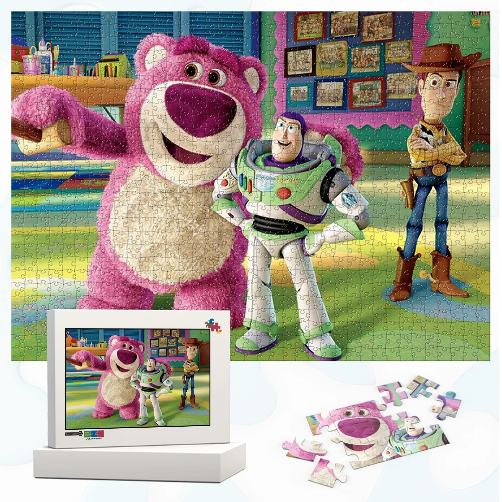 

Lotso Buzz Lightyear Woody Large Adult Jigsaw Toy Story Games and Puzzles 108/200/300/500/1000/1500 Pieces Unique Design Jigsaws