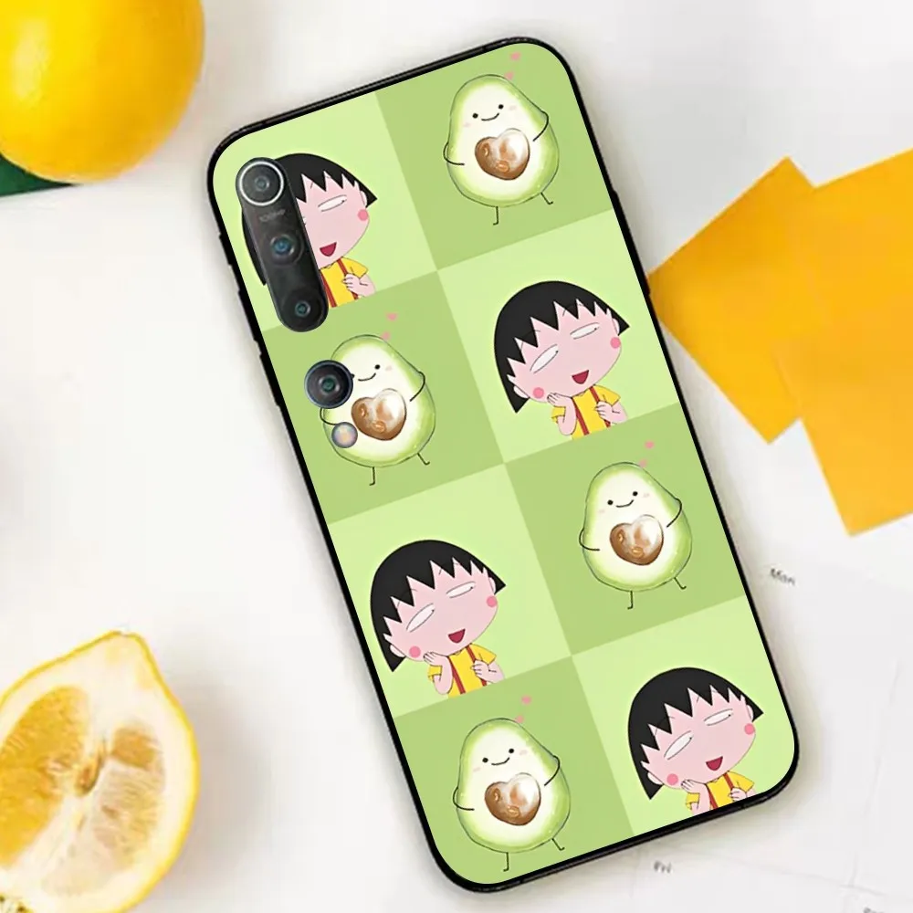 เคสโทรศัพท์ลายอะนิเมะน่ารัก Chibi Maruko สำหรับ Xiaomi Mi 5X 8 9 10 11 12 LITE PRO 10T PocoX3pro PocoM3 Note 10 Pro Lite