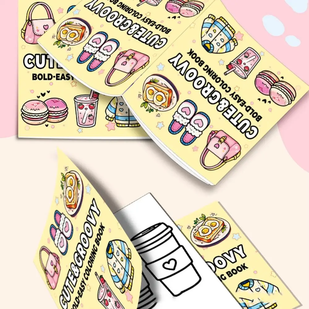 

Watercolor Children'S Drawing Scroll Drawing Bold-easy Patterns Children Drawing Roll Coloring Color Filling