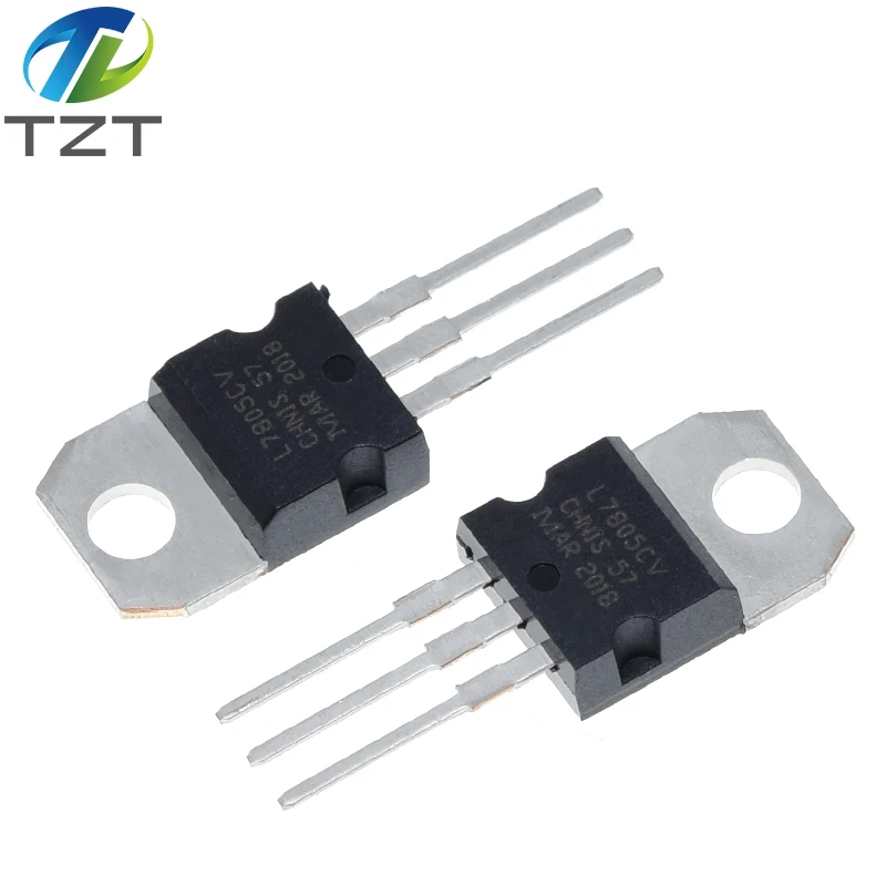 10Pcs LM7805 L7805 7805แรงดันไฟฟ้า Regulator IC 5 V 1.5A TO-220