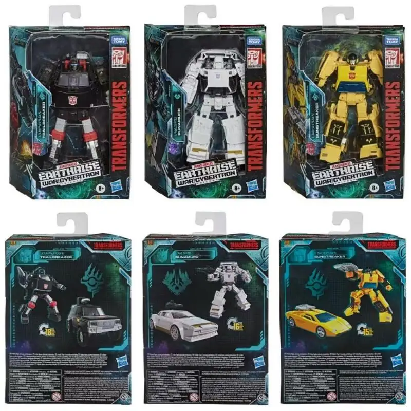 

Reprint Transformers Toy Generations War for Cybertron Earthrise WFC-E34 E36 E37 Trailbreaker Sunstreaker Runamuck Фигурка