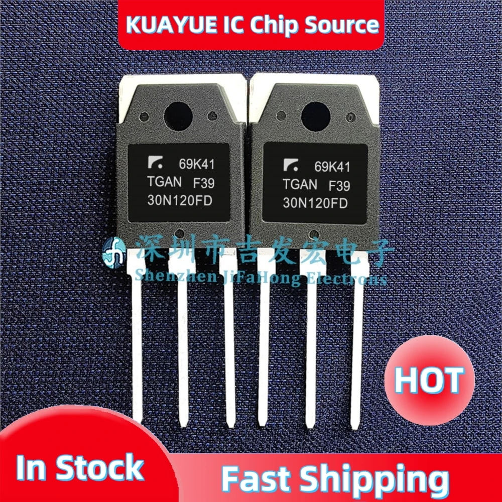 10PCS-30PCS TGAN30N120FD  TO-3P   Fast Shipping In Stock