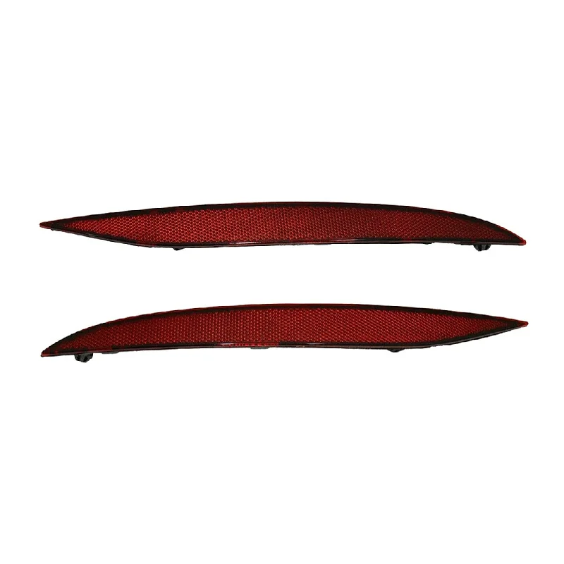 Red Rear Bumper Reflector Warning Reflective Strips For Tesla Model X 2016-2023 Left 1034342-00-C Right 1034343-00-C Replacement