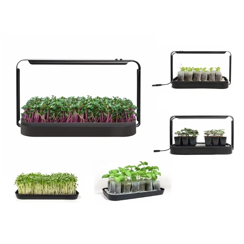 نظام الزراعة المائية التلقائي للحديقة الداخلية مع نظام زراعة إنبات النباتات بإضاءة LED