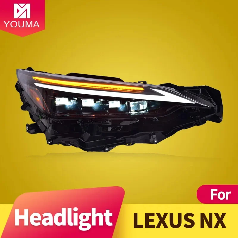 Car Styling Head Lamp for LEXUS NX Headlights 2022-2023 NX260 NX350H LED Auto Headlight Assembly LED Lens Dynamic Signal Lamp