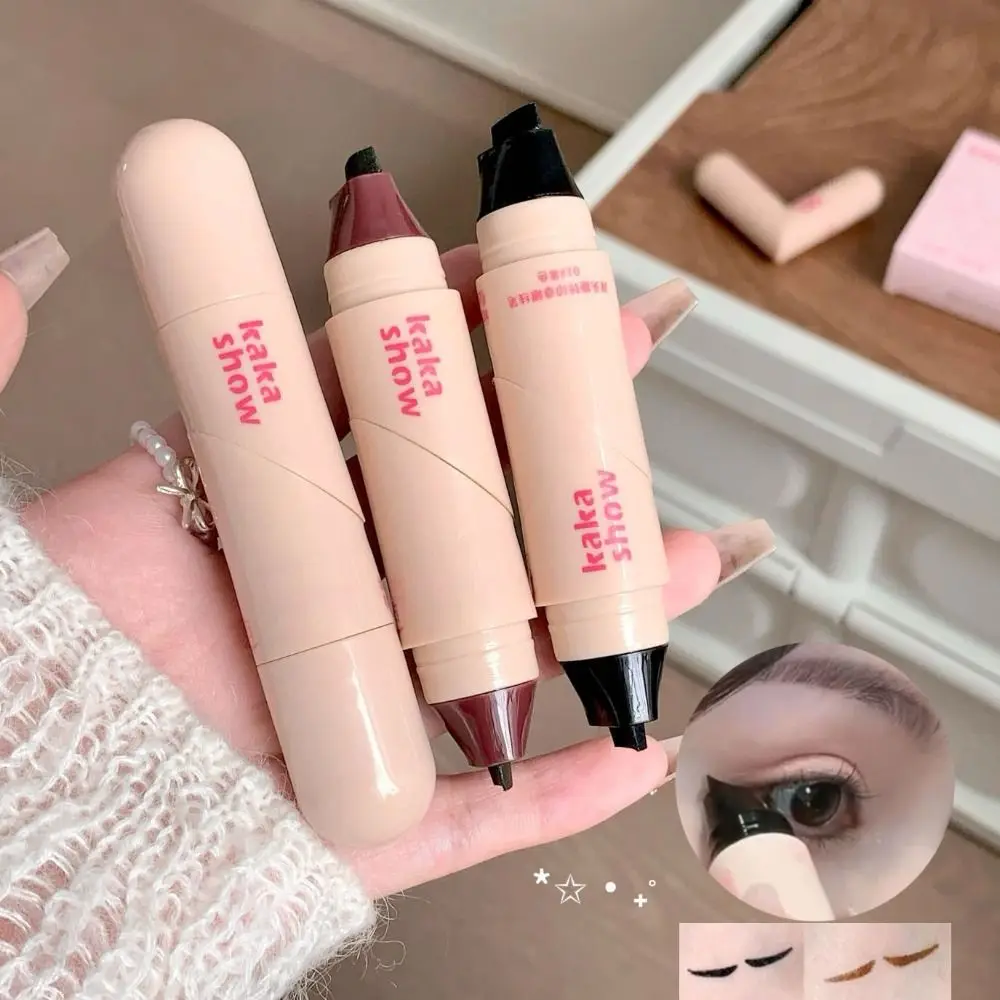 Neuer wasserdichter Eyeliner-Stempel, schnell trocknend, faltbar, Eyeliner-Stempel, langlebig, tragbar, Eyeliner-Stempelstift