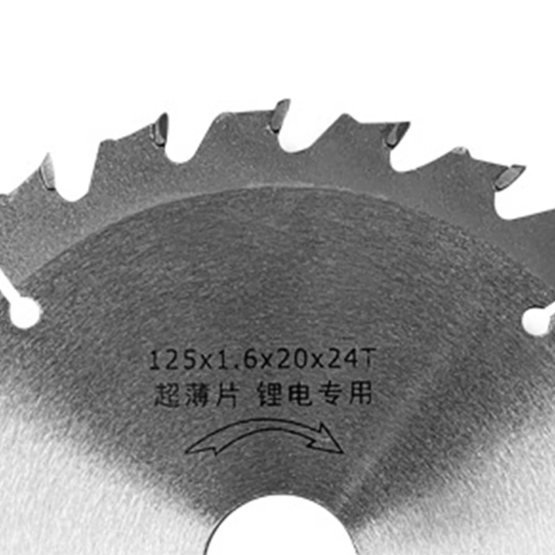 Pisau Gergaji Bundar Mini Cakram Pemotong 125Mm/140Mm untuk Alat Pemotong Putar Logam Plastik Kayu 24 Gigi Pisau Gergaji