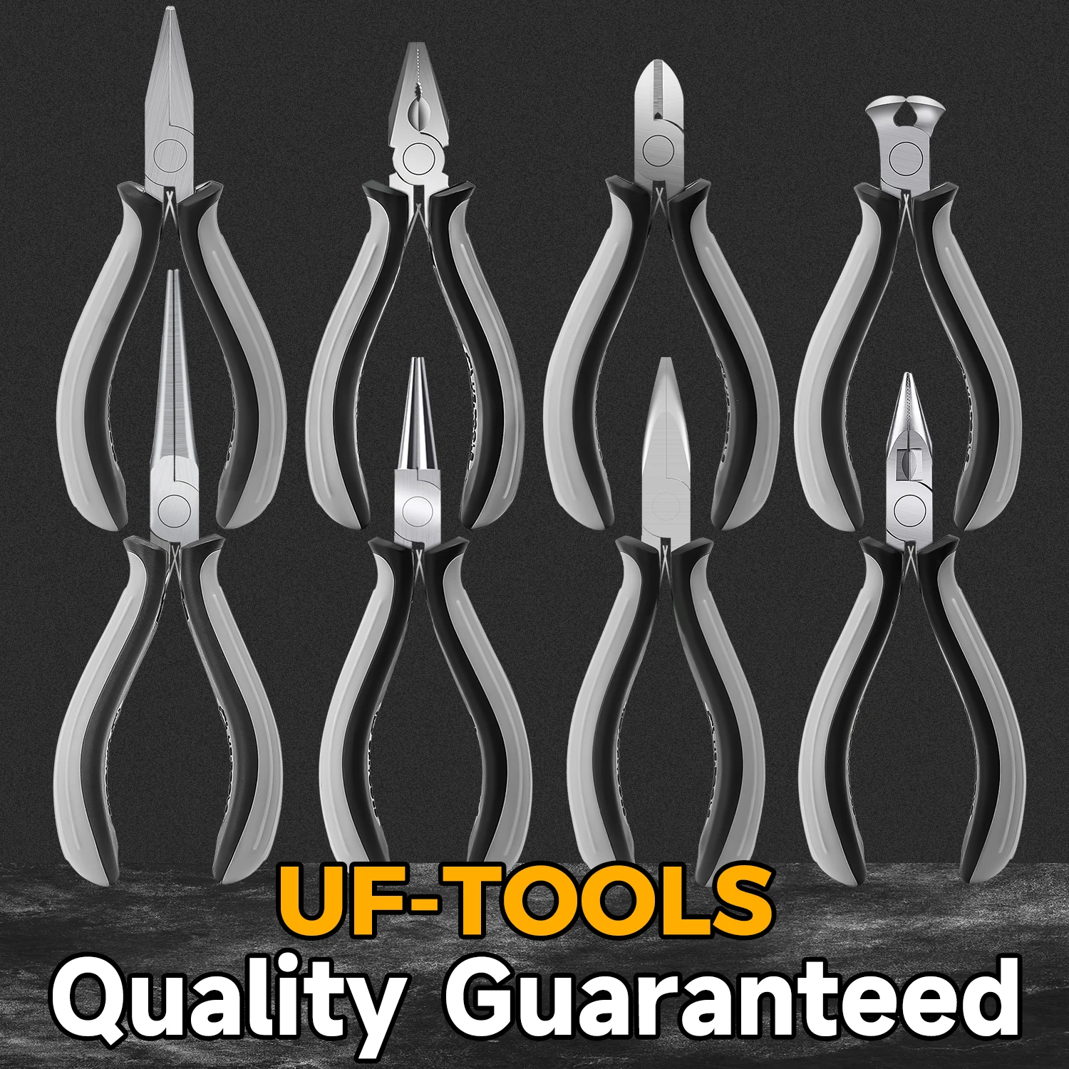 Juego de herramientas de alicates, Mini alicates, bolsa de herramientas de reparación, punta larga, punta plana, alicates combinados, herramienta removedora Universal, juego de 8 piezas