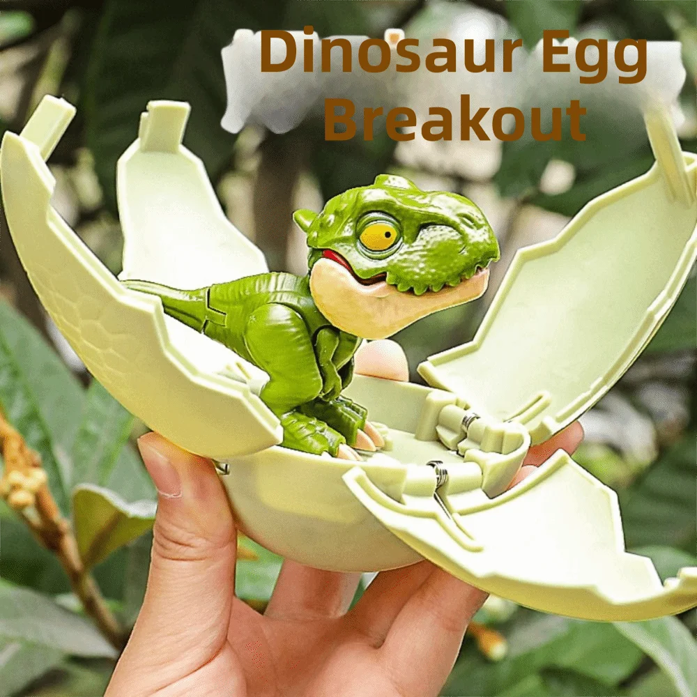 

Simulation Animal Dinosaur Egg Toy Movable Joints Transforming Feature Transforming Dinosaur Deformed Design