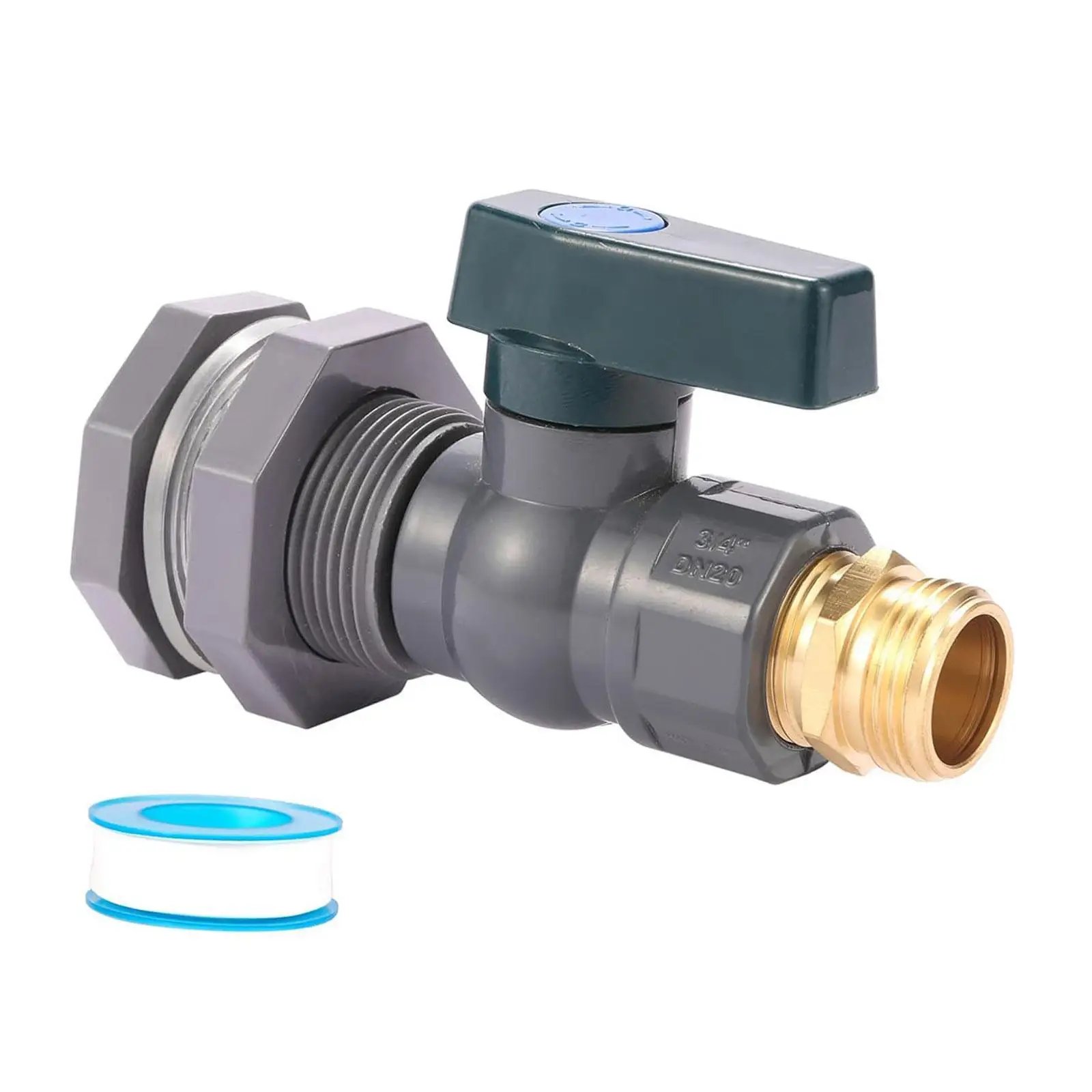 PVC Rain Bucket Faucet Kit for Connecting Garden Hoses Water Tanks Aquariums