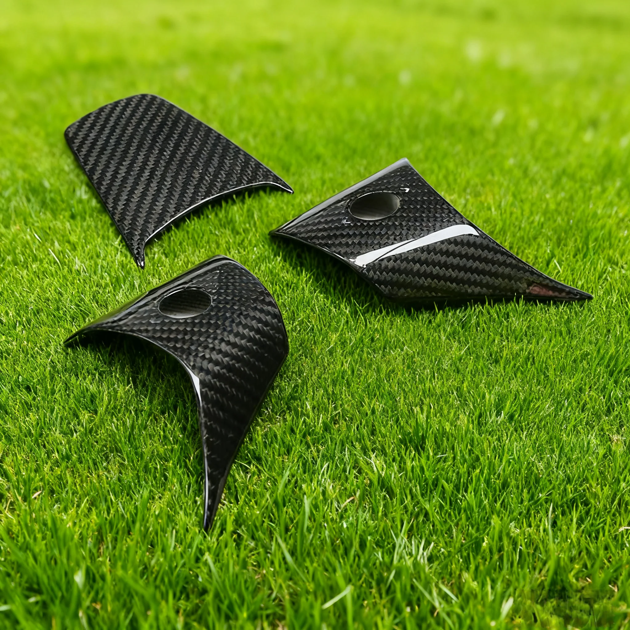 

Накладка на руль из настоящего углеродного волокна, глянцевый черный/матовый черный/кованый карбон для Tesla Model 3 2017 2018 2019 3 шт.