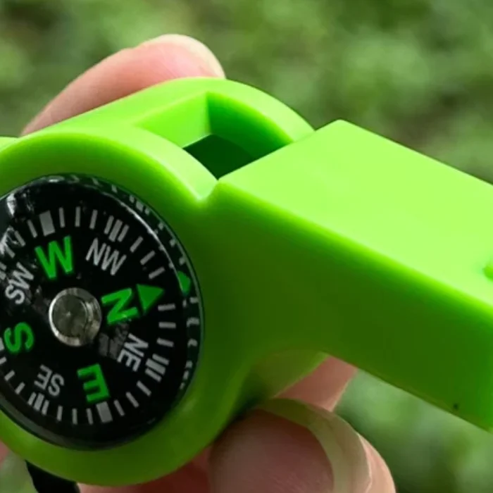 2 In 1 Emergency Survival Whistle Compass Referee Cheerleading Whistle Sporting Goods Camping Hiking Outdoor Tools