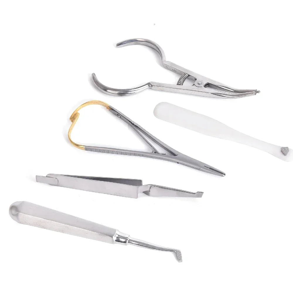 18PCS Orthodontic Dental Tools Set - TC Pliers Included, Professional Dentist Instruments Kit for Orthodontics & Home Use