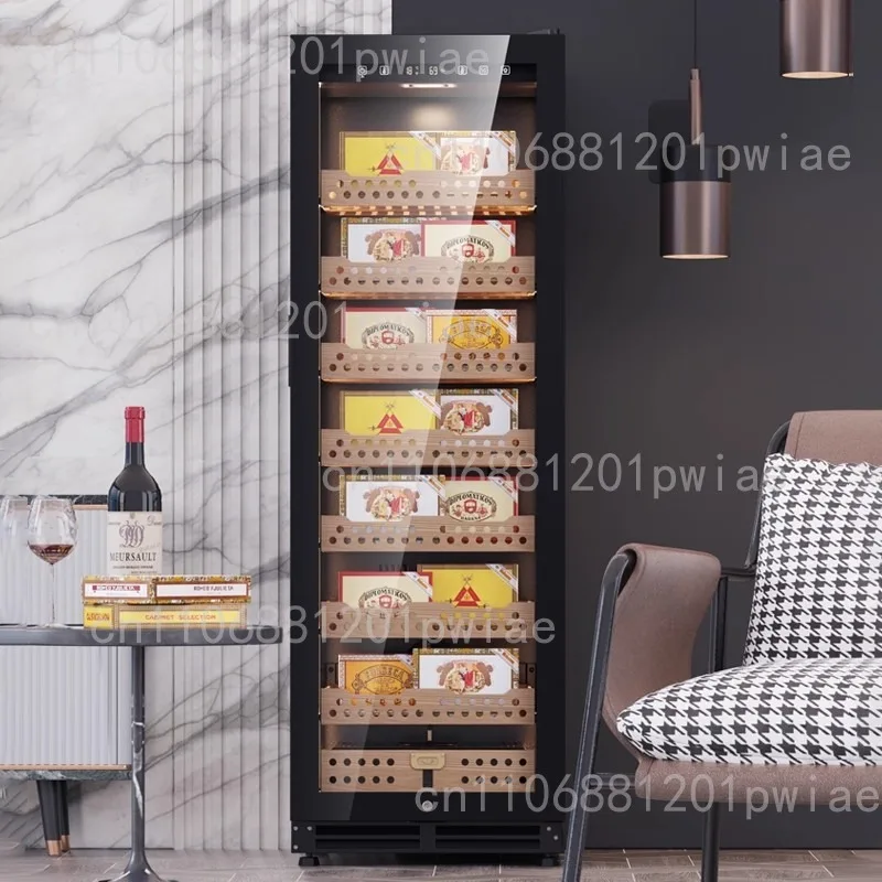 

Сигарный шкаф с постоянной температурой и влажностью для домашнего офиса, увлажняющий большой емкости