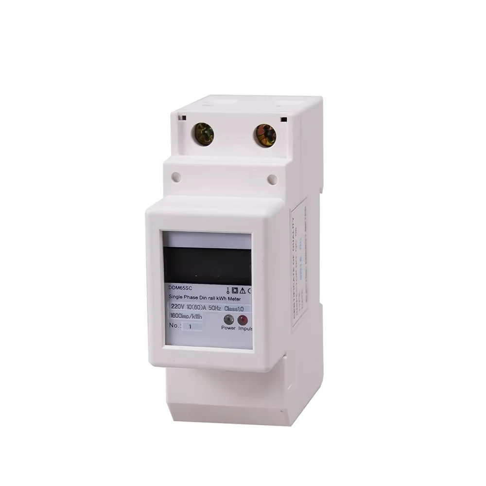 

Однофазный счетчик электроэнергии с RS485 MODBUS RTU, расширенным отображением параметров, для установки на DIN-рейку