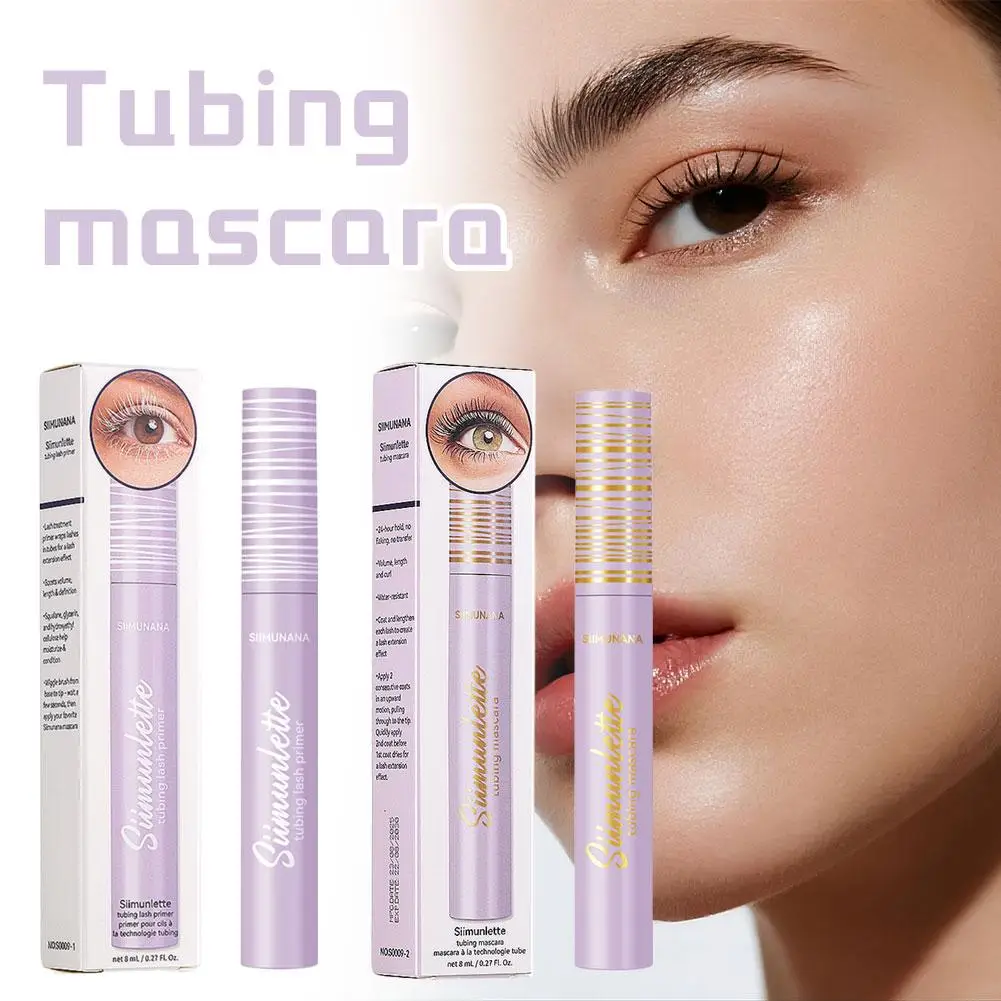 Siimunlette Tubular Mascara Waterproof sweat-proof Christmas Stage Makeup Colored Mascara hypoallergenic for sensitive eyes
