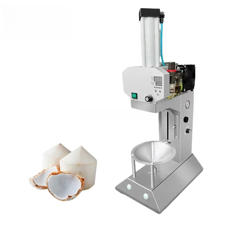 Diamond Shape Coconut Husk Cutting Peeler Electric Young Green Coconut Shell Peeling Machine