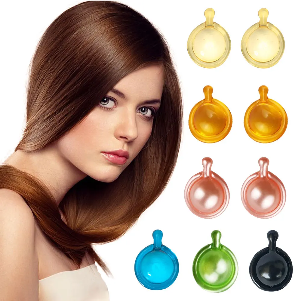 5 قطعة السلس حريري الشعر فيتامين كبسولة الكيراتين مجمع النفط العناية بالشعر إصلاح التالفة الشعر المصل مكافحة فقدان الشعر المغربي النفط