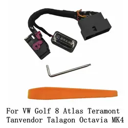 Auto Off Sensor Stop Start Engine Close Cancel Plug Cable For Skoda Octavia For VW Golf 8 Teramont Tanvendor Atlas Talagon 21-24