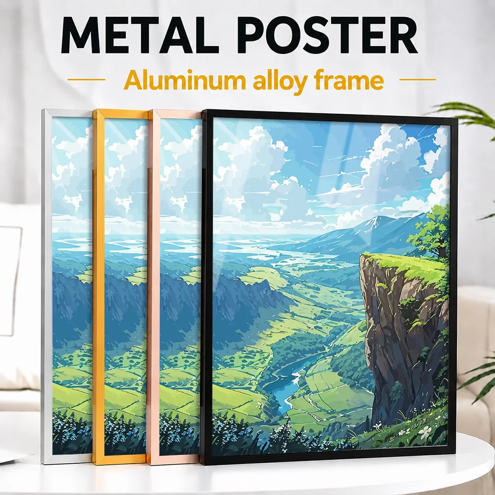 Chōjō Kara No Nagame Framed Metal Poster Personalized Photo Mystical Fantasy Style Wall Art For Bedroom Premium Collector Gift