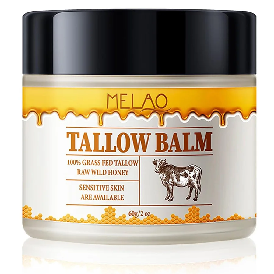 60g Beef Tallow Paste For Skin Care Beef Neck Balm Grass Fed Tallow Wild Honey Skin Moisturizer  Face And Body