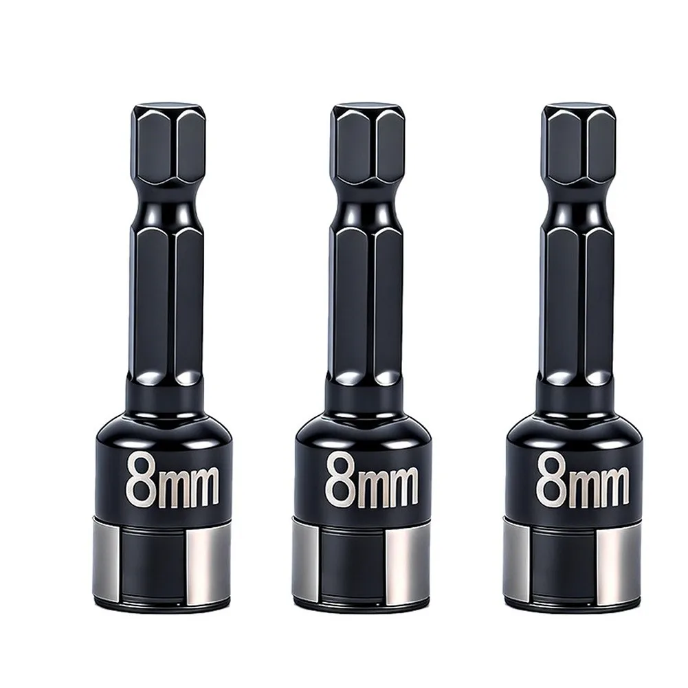 8mm Non-Magnetic Hexagonal Socket with Precision Recessed Hex Geometry and Steel Ball Design for Dependable Fastener Control