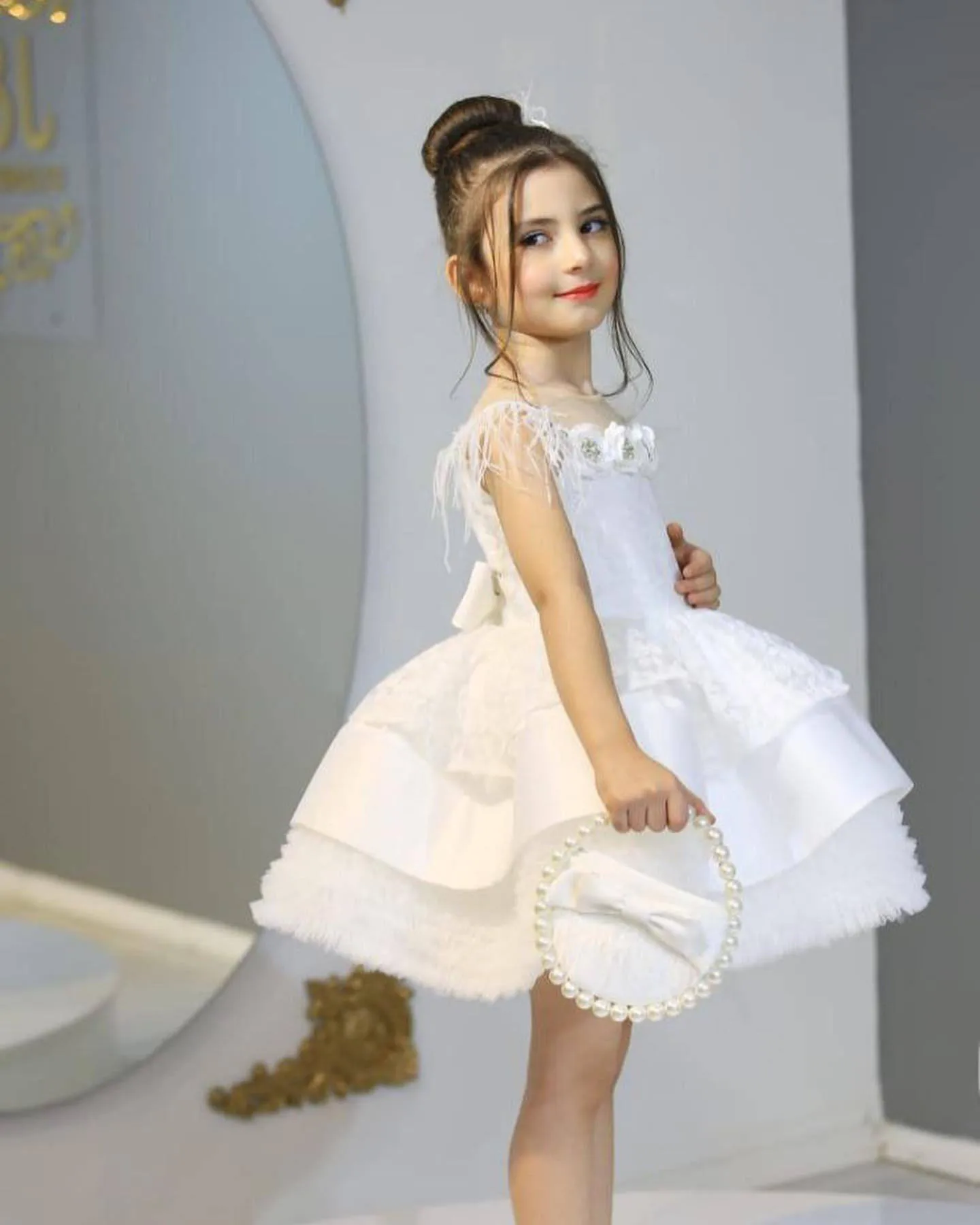

2026 New Style Girls Blue Strappy Tutu Dress Sweet Catwalk Kids Birthday Party Formal Dress Cross-border Wholesale