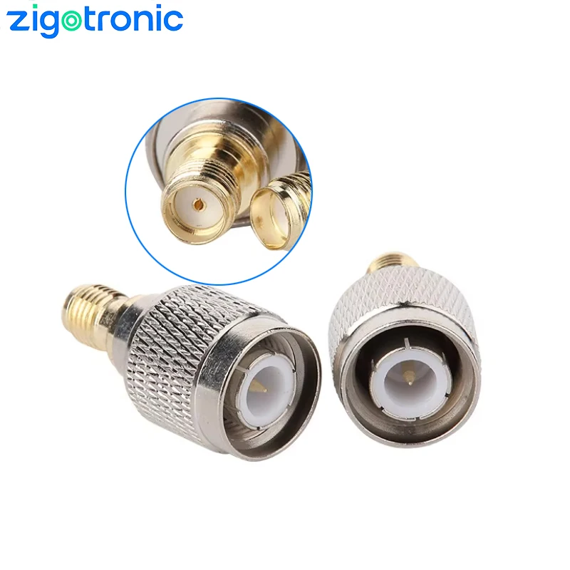 Zigotronic Factory Direct SMA Female to TNC Male Wireless Router Antenna Adapter RF Coaxial Cable Converter