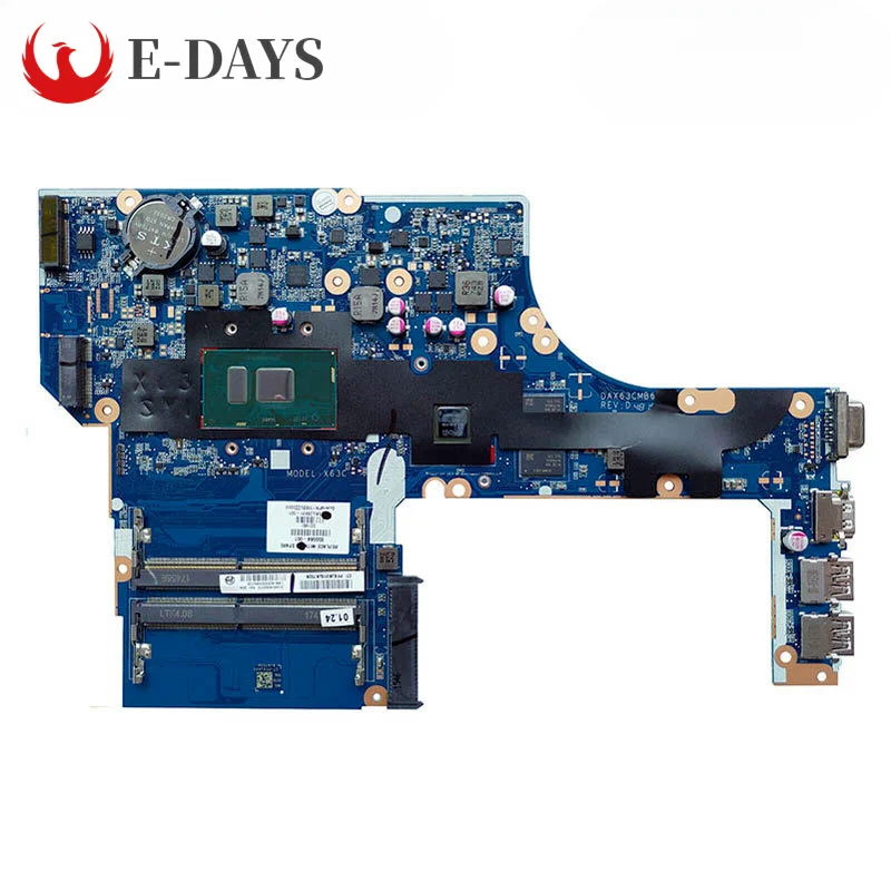 For HP Probook 450 G3 470 G3 Laptop Motherboard DA0X63MB6H1 Notebook Mainboard I3-6100 I5-6200U I7-6500U CPU R7 M340 2G GPU DDR3